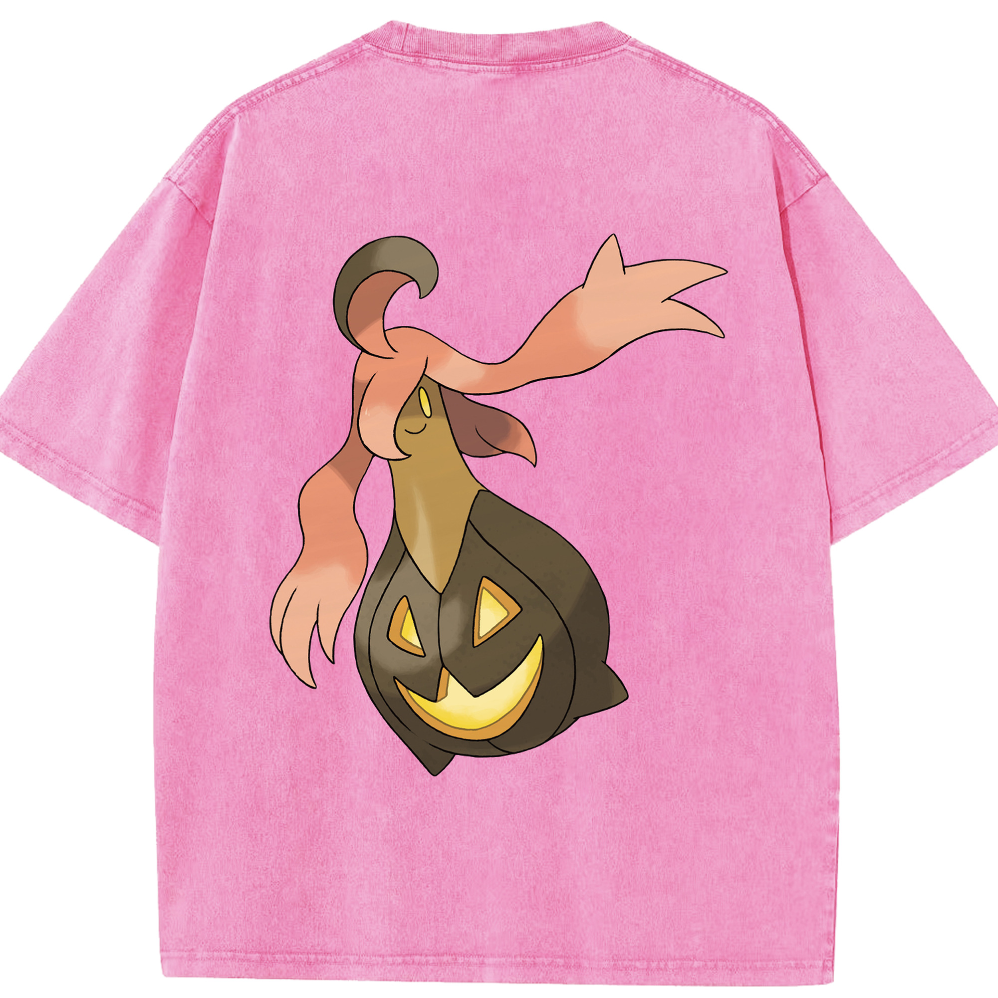 （画像用） ポケットモンスター Pokémon 綿100% ヴィンテージ風 半袖Tシャツ（背面プリント）